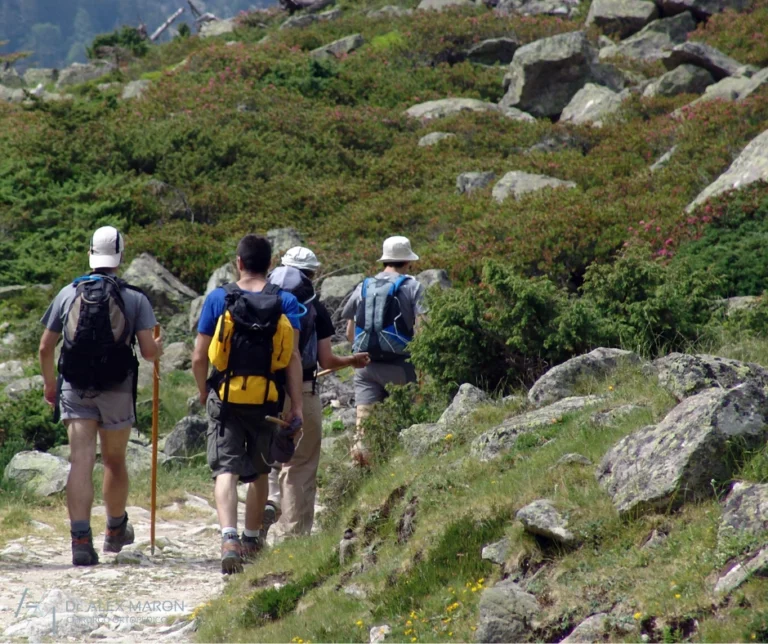 ginocchio montagna