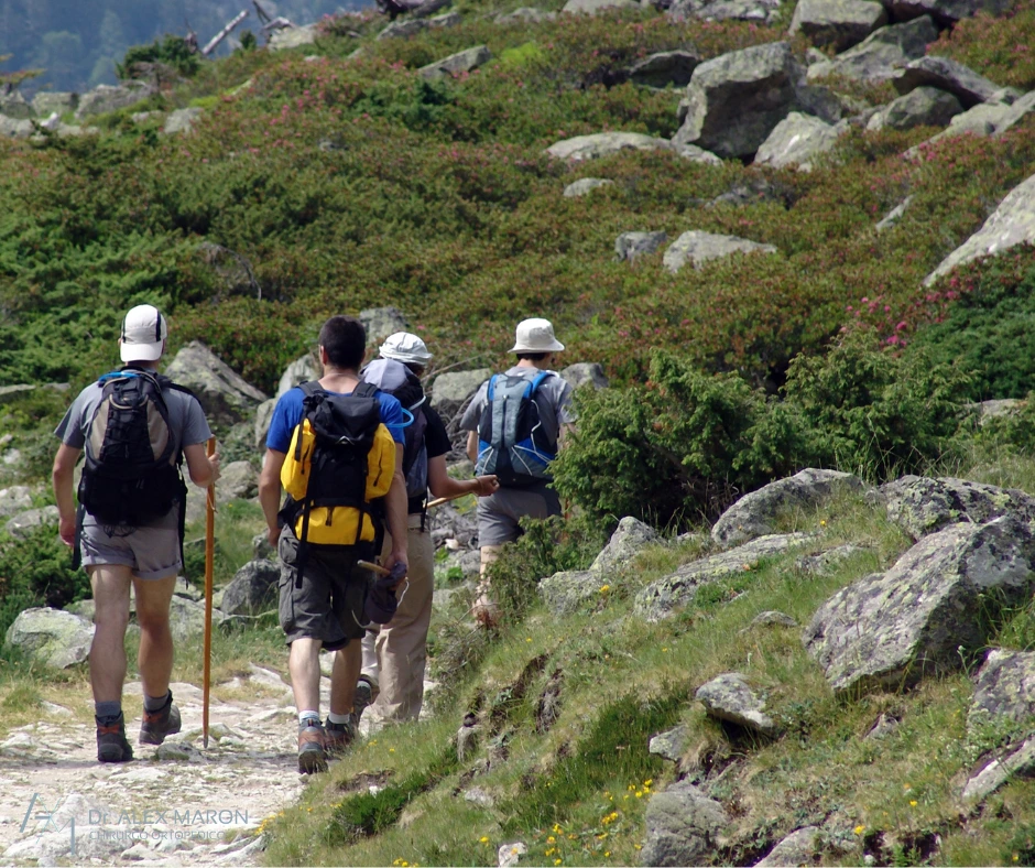 ginocchio montagna